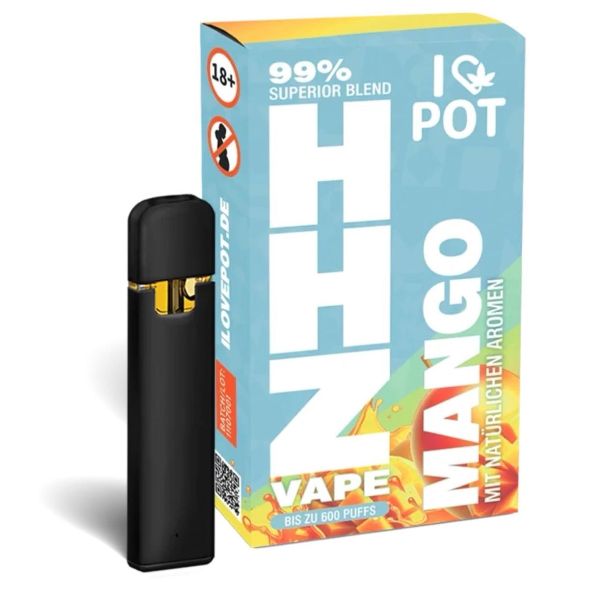 I LOVE POT HHZ Superior Blend Vape - Mango