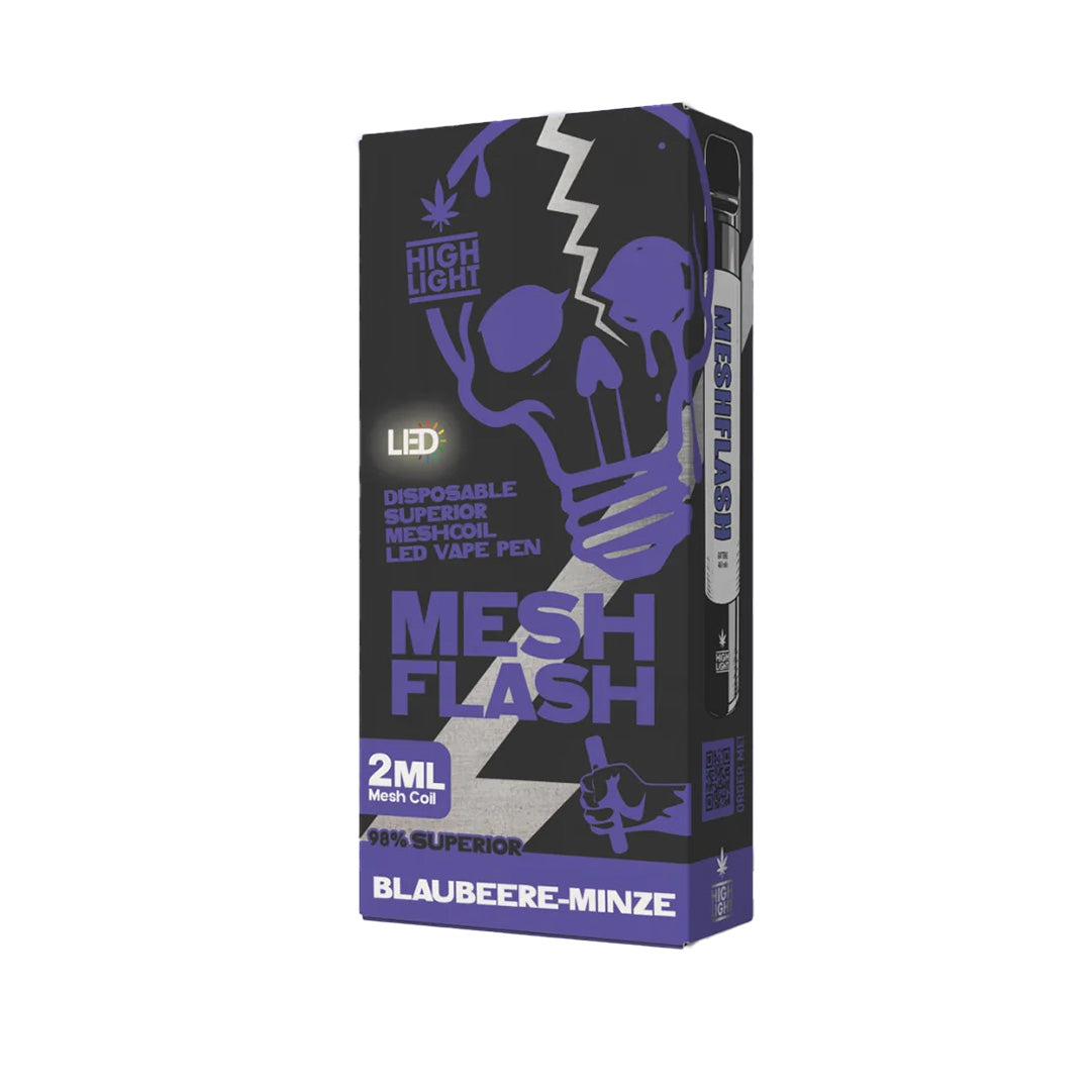 Mesh Flash H2 Superior Vape - Blaubeere Minze