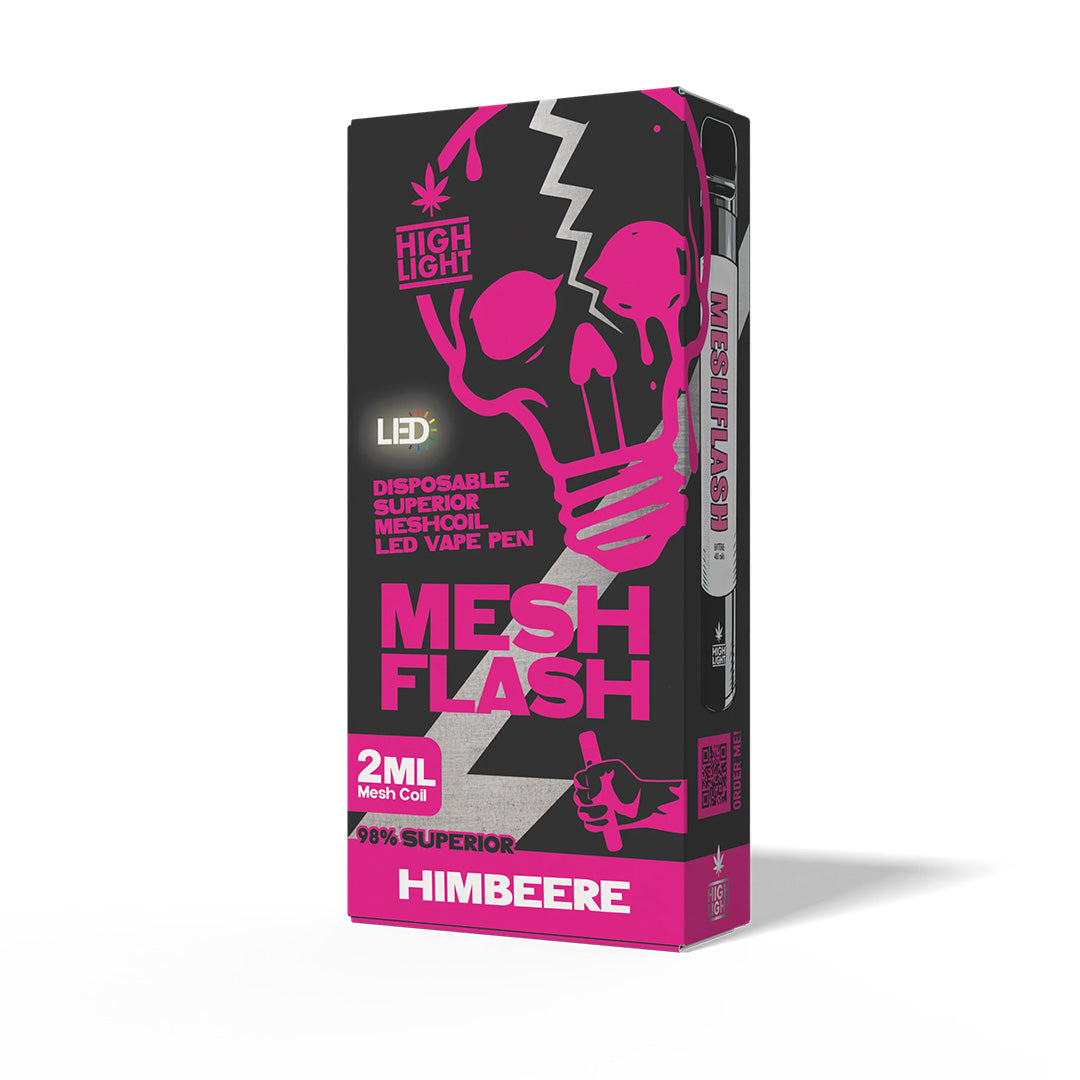 Mesh Flash H2 Superior Vape - Himbeere