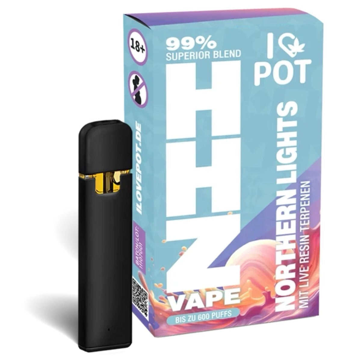 I LOVE POT HHZ Superior Blend Vape - Northern Lights