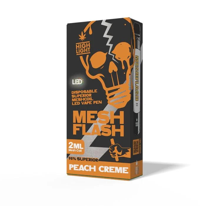 Mesh Flash H2 Superior Vape - Peach Creme